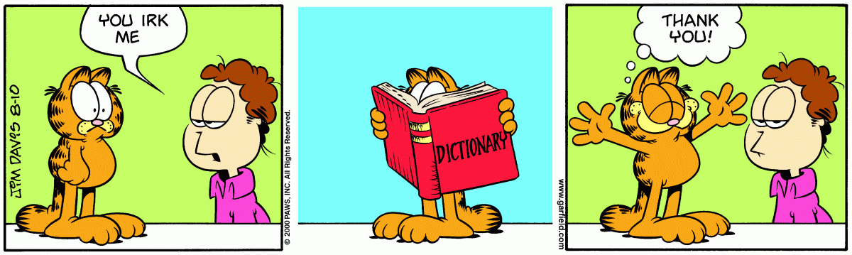 Garfield, August 10, 2000