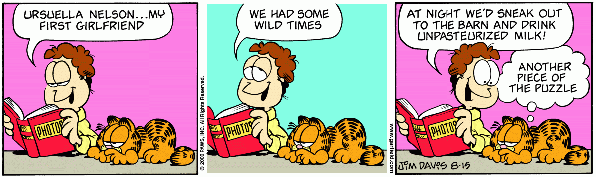 Garfield, August 15, 2000