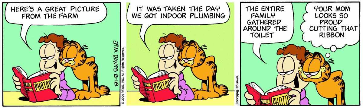 Garfield, August 18, 2000