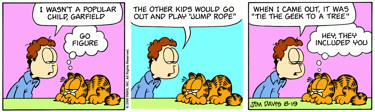 Garfield, August 19, 2000