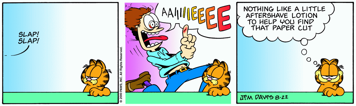 Garfield, August 22, 2000