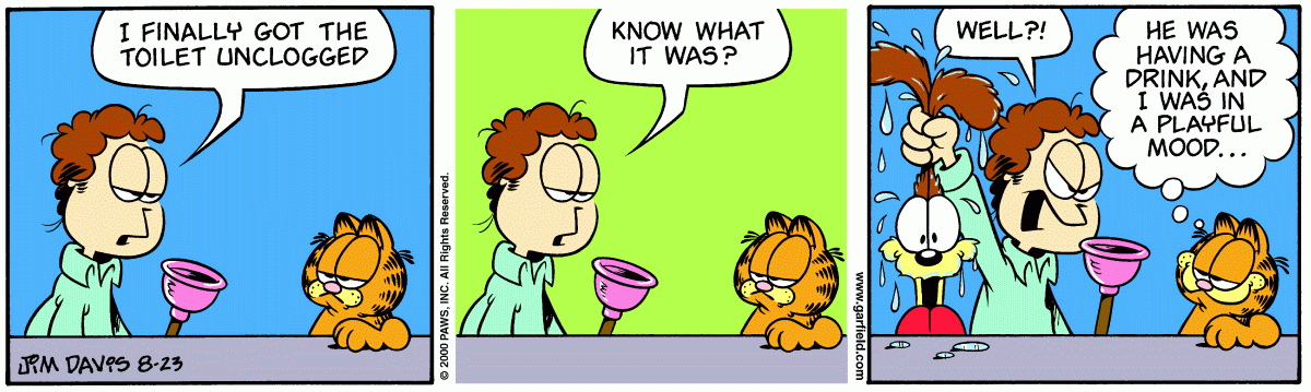 Garfield, August 23, 2000