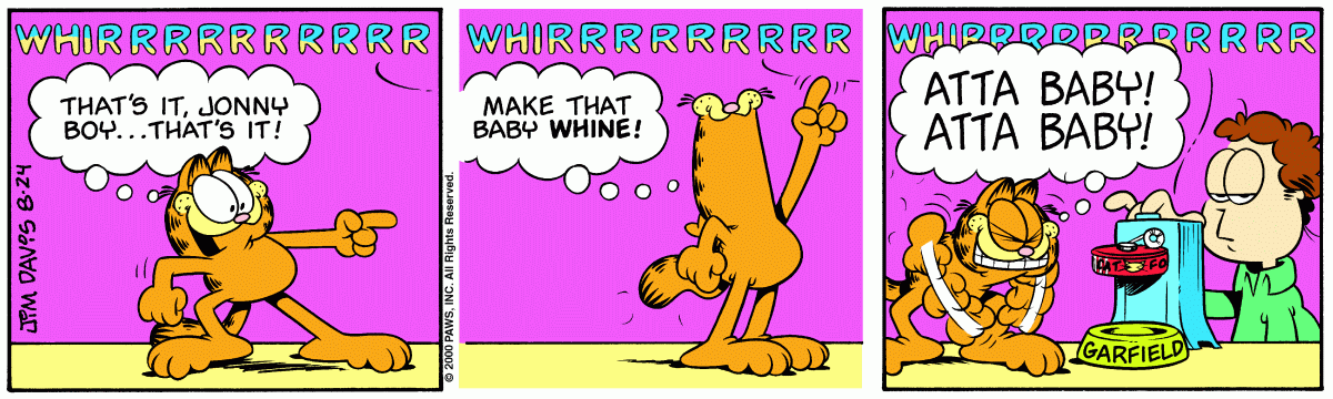Garfield, August 24, 2000