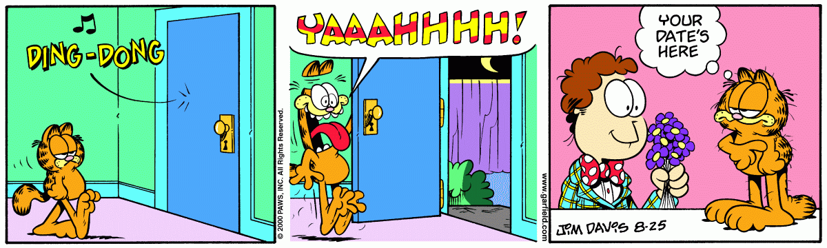 Garfield, August 25, 2000