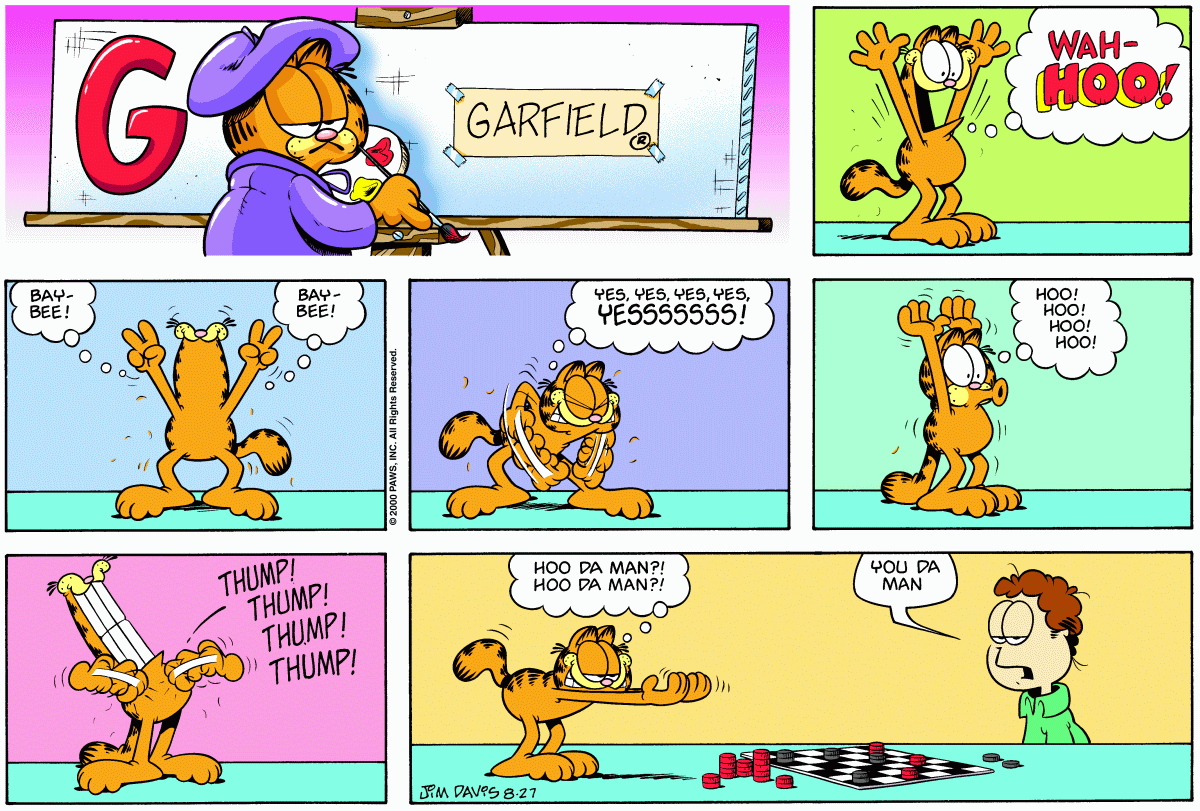 Garfield, August 27, 2000