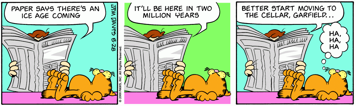 Garfield, August 28, 2000