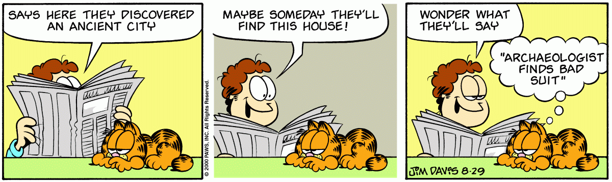 Garfield, August 29, 2000