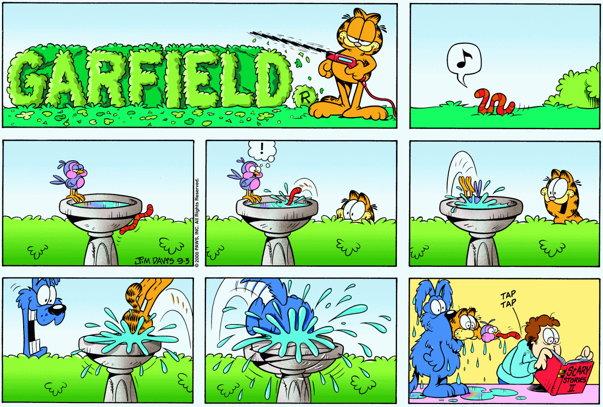 Garfield, September 3, 2000