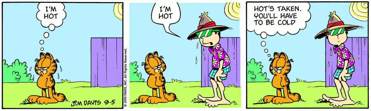 Garfield, September 5, 2000