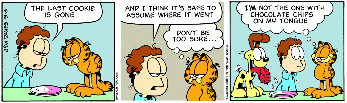Garfield, September 6, 2000