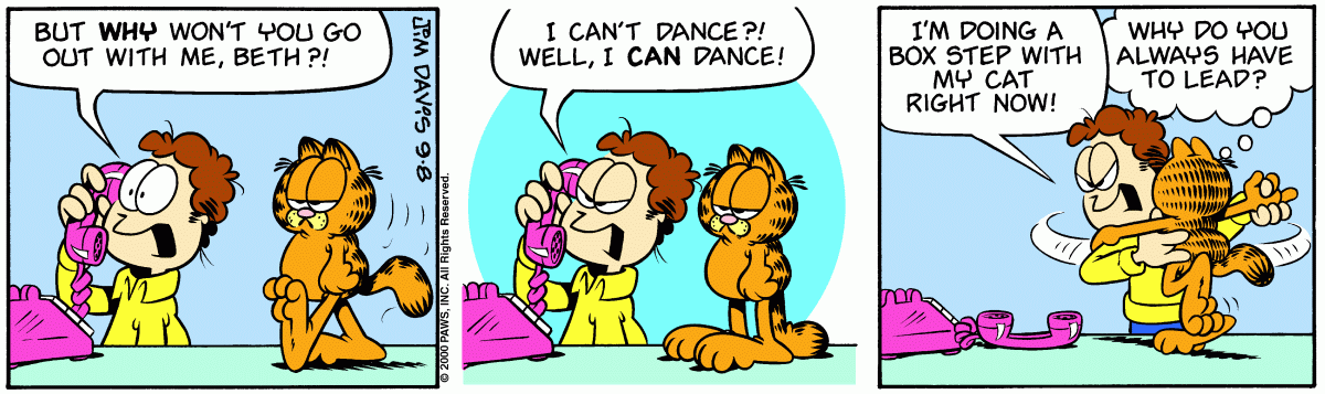 Garfield, September 8, 2000