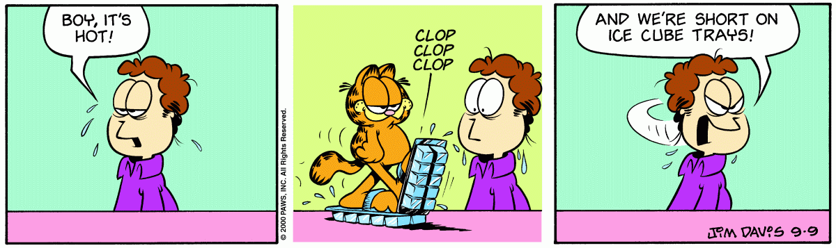 Garfield, September 9, 2000