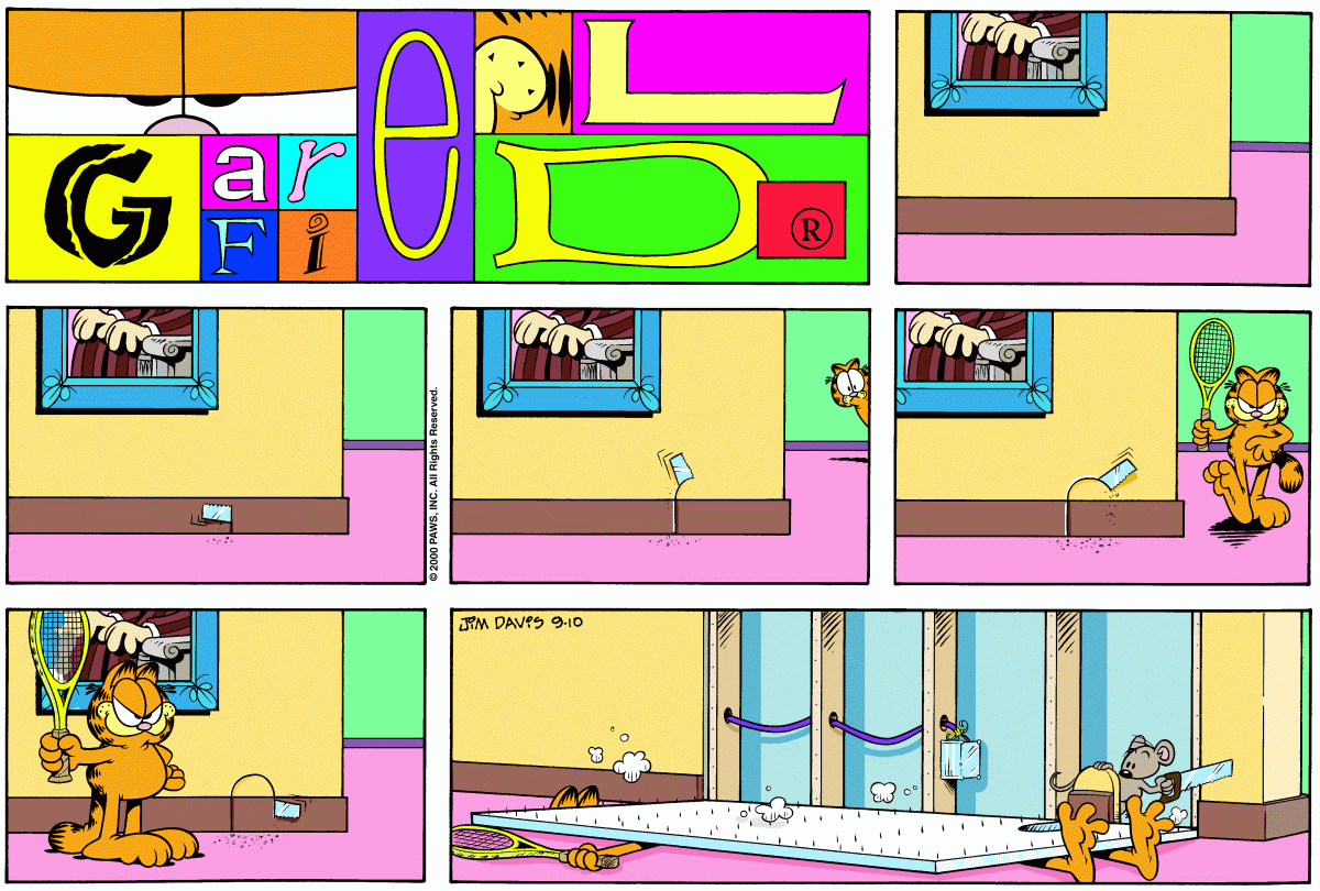 Garfield, September 10, 2000