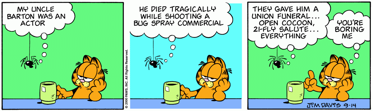 Garfield, September 14, 2000