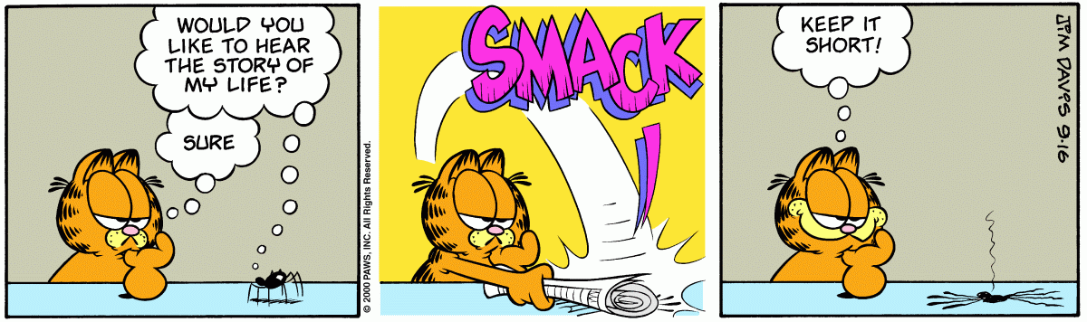 Garfield, September 16, 2000