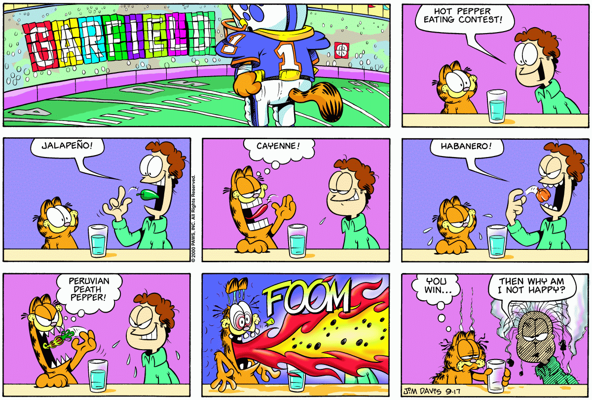 Garfield, September 17, 2000