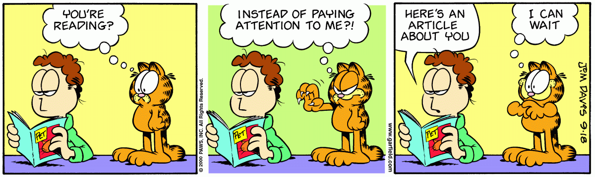 Garfield, September 18, 2000