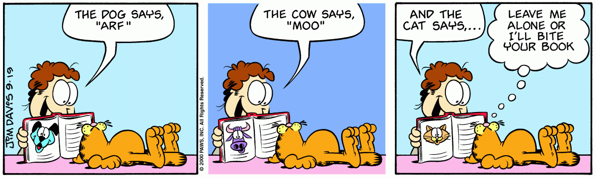 Garfield, September 19, 2000