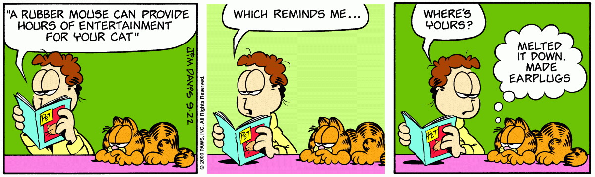 Garfield, September 22, 2000
