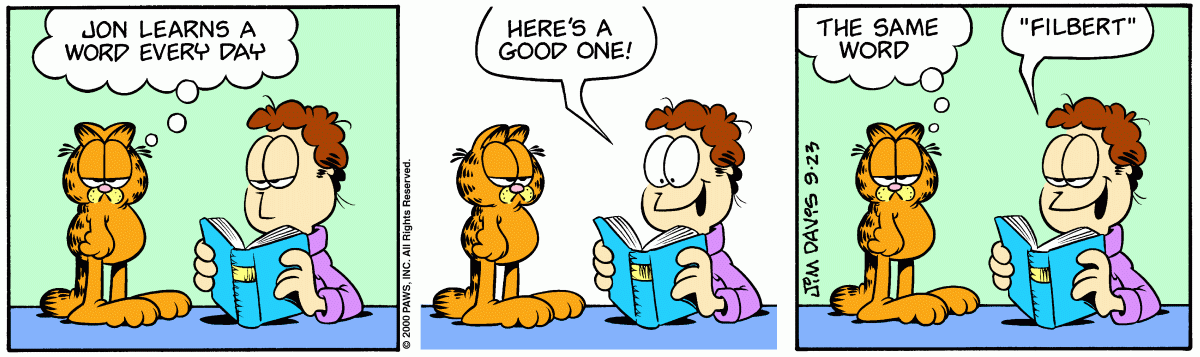 Garfield, September 23, 2000