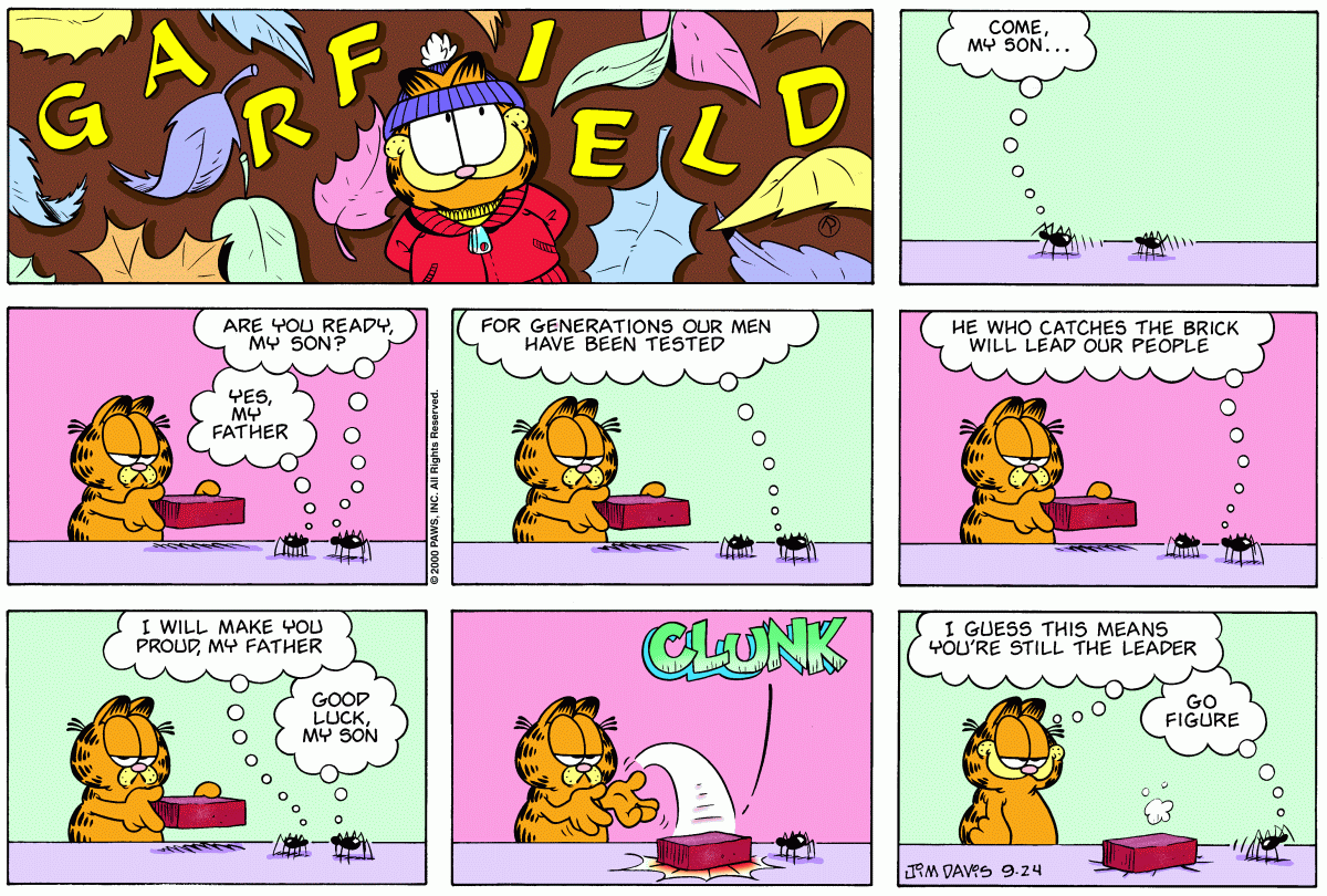 Garfield, September 24, 2000