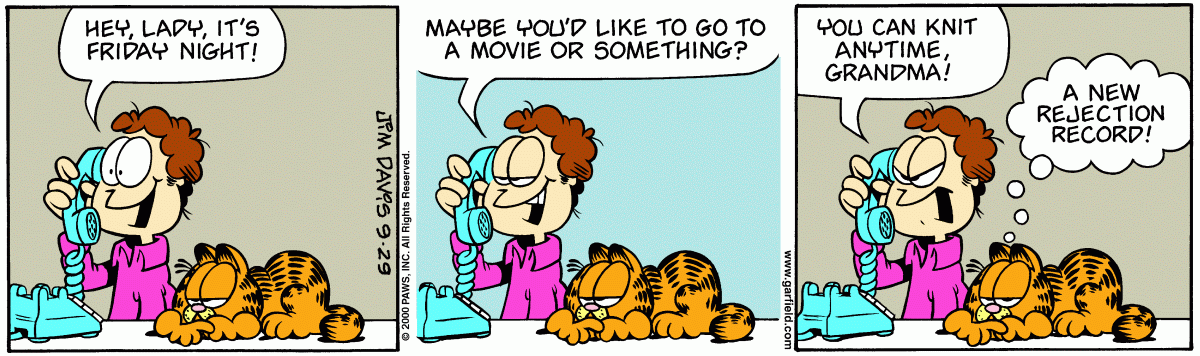 Garfield, September 29, 2000