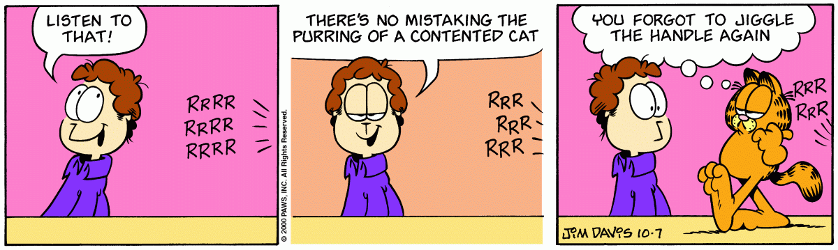 Garfield, October 7, 2000