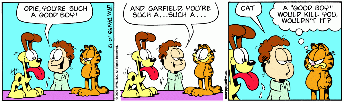 Garfield, October 12, 2000