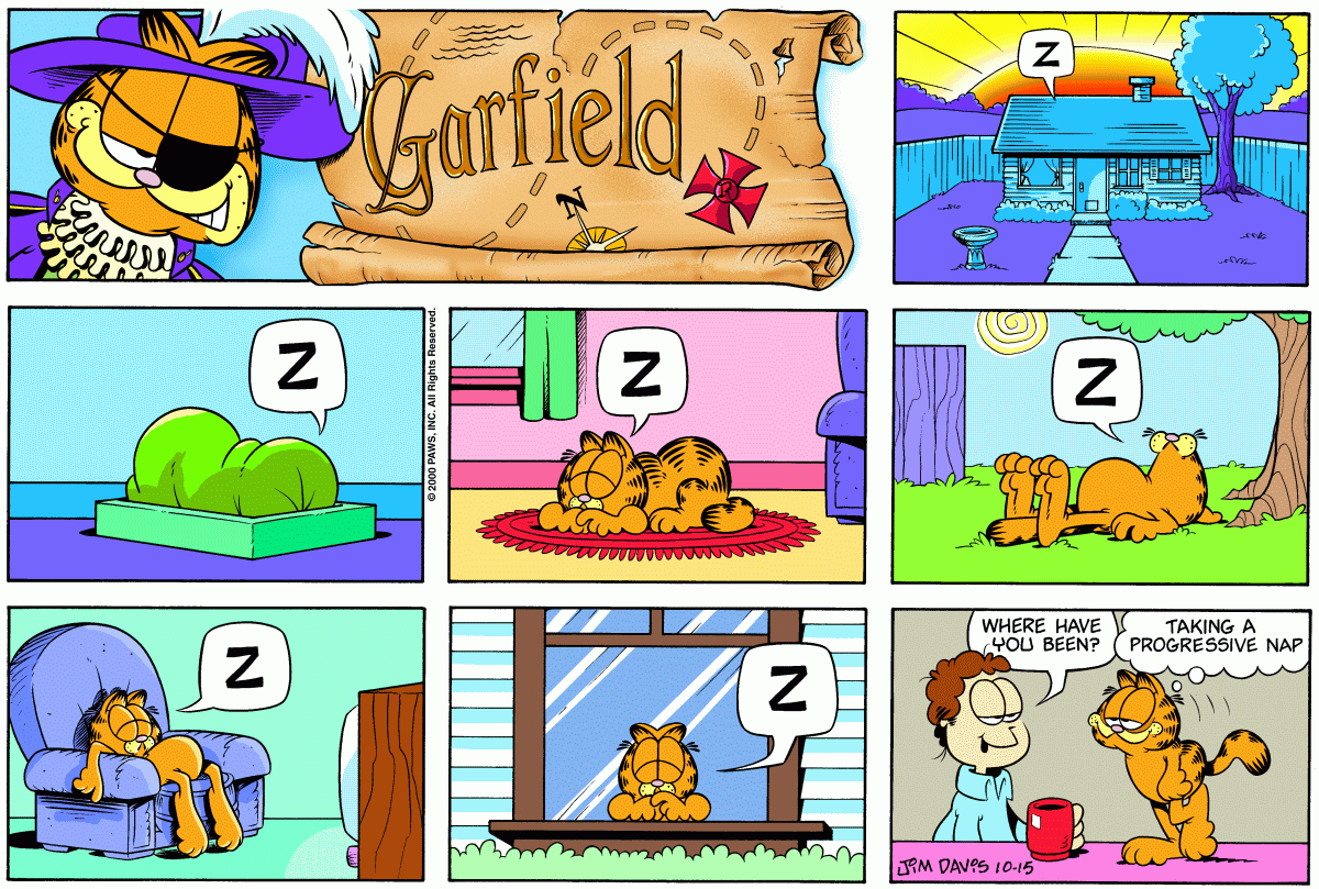 Garfield, October 15, 2000