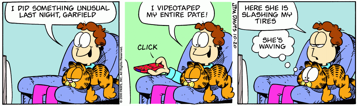 Garfield, October 20, 2000