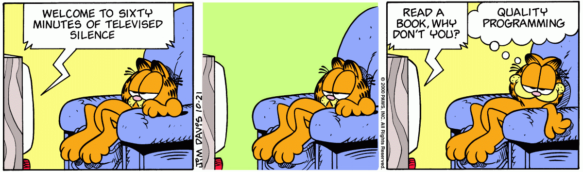 Garfield, October 21, 2000