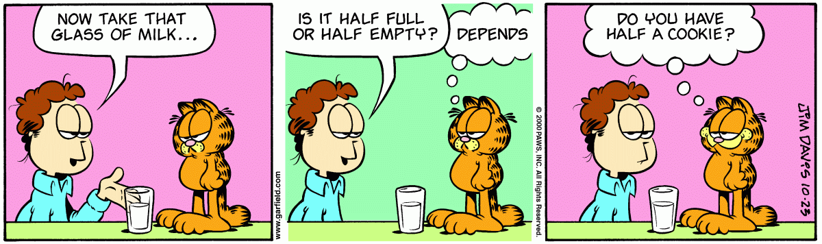 Garfield comic strip for Monday, October 23, 2000