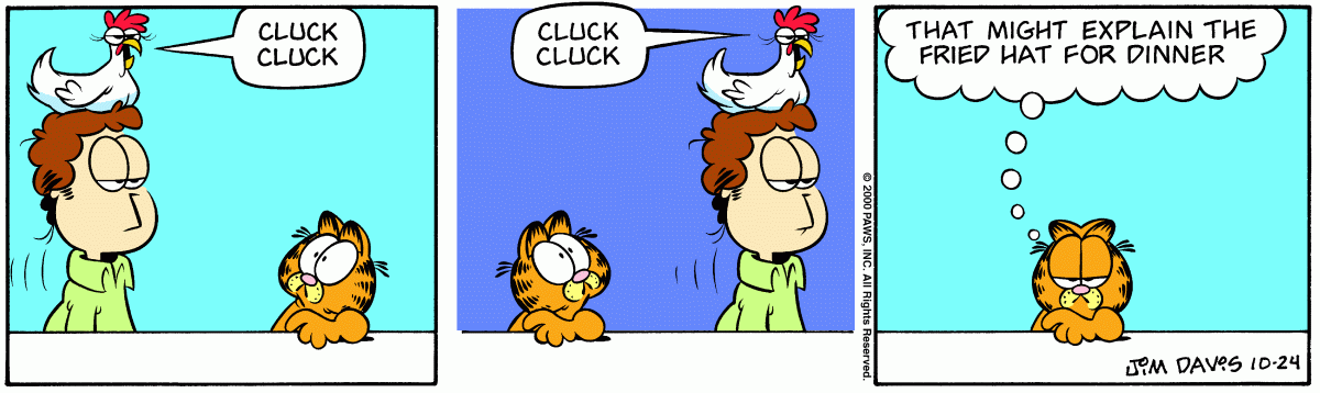 Garfield, October 24, 2000