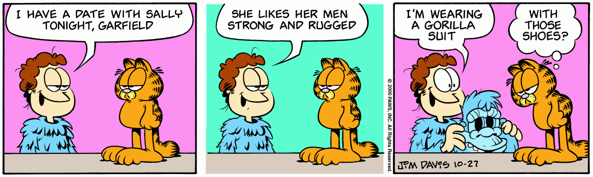 Garfield, October 27, 2000