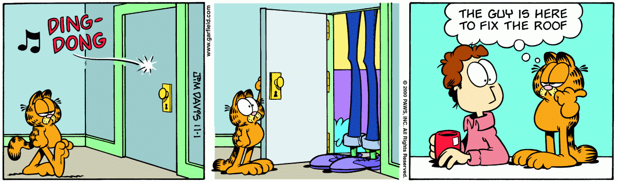 Garfield, November 1, 2000