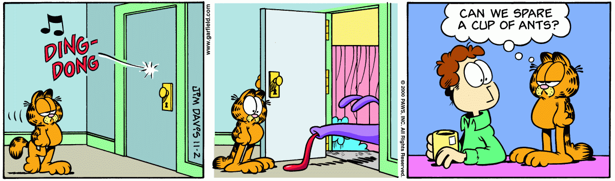 Garfield, November 2, 2000