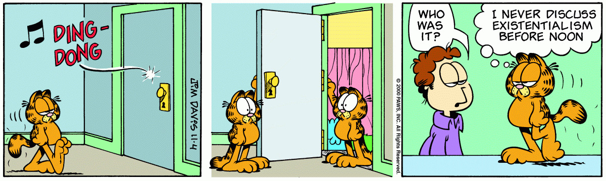 Garfield, November 4, 2000