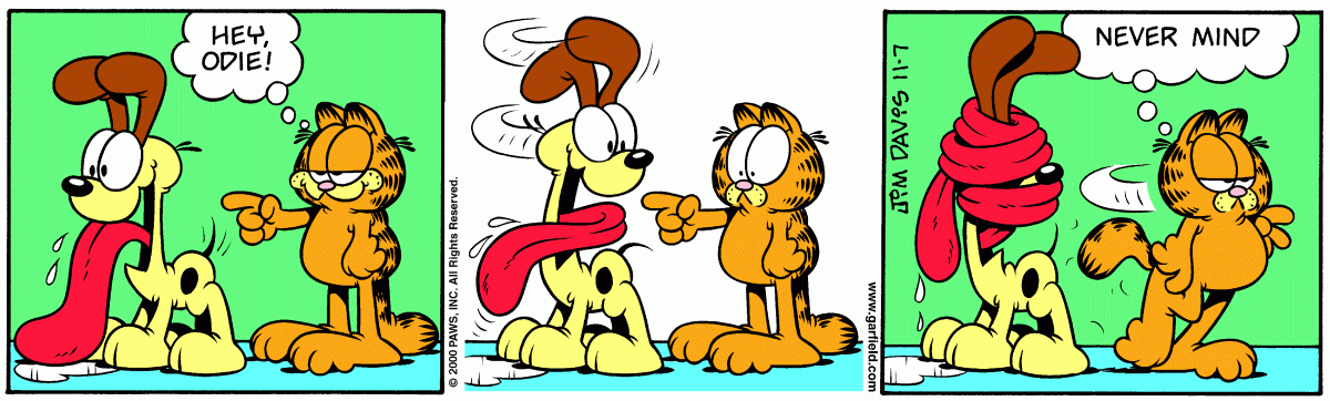 Garfield, November 7, 2000