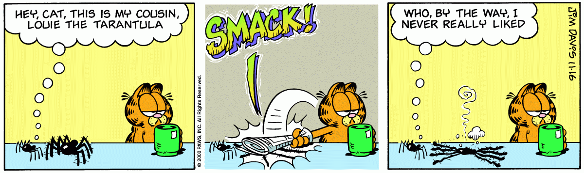 Garfield, November 16, 2000