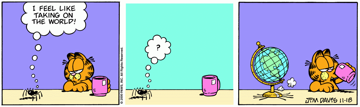 Garfield, November 18, 2000