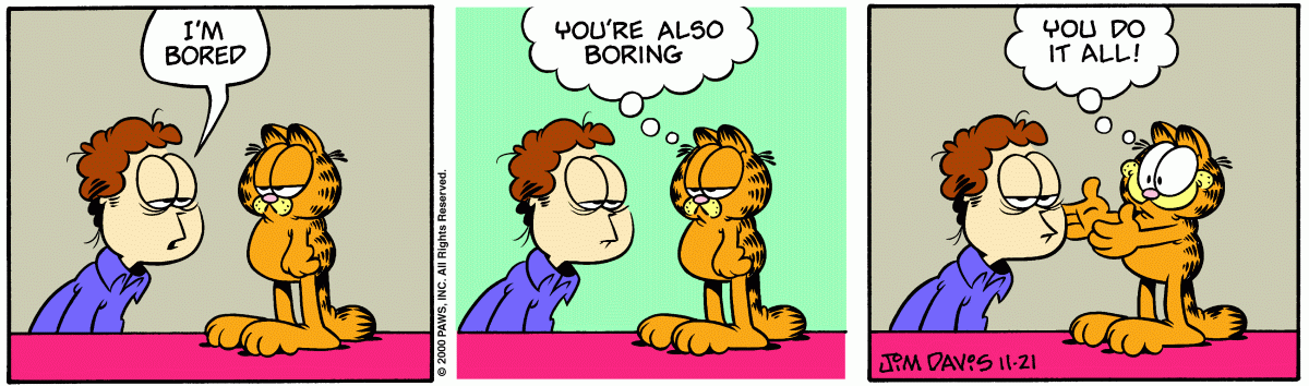 Garfield, November 21, 2000