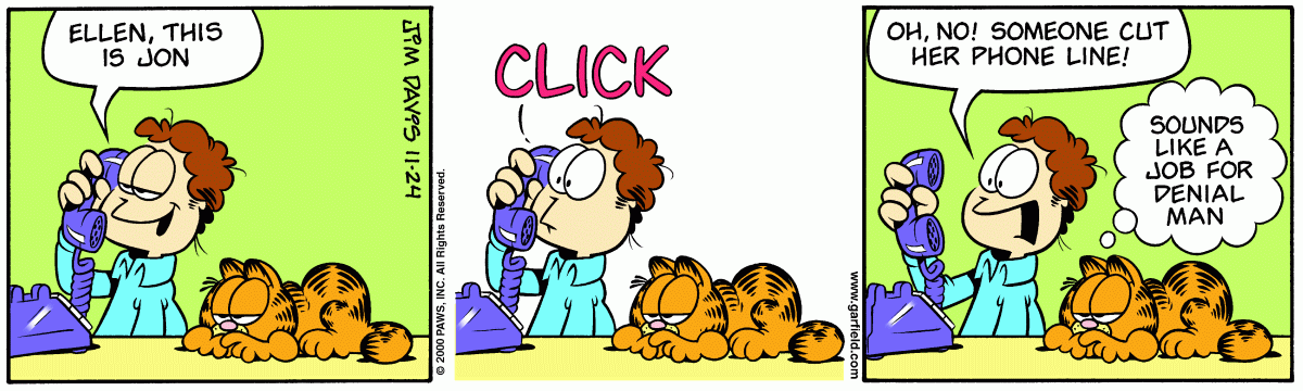 Garfield, November 24, 2000