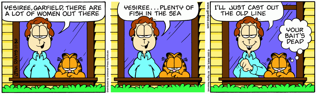 Garfield, November 30, 2000