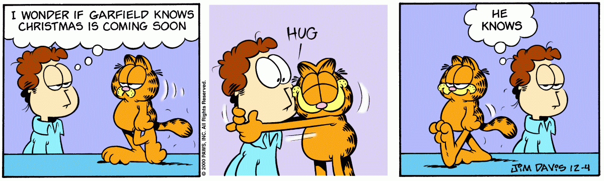 Garfield, December 4, 2000