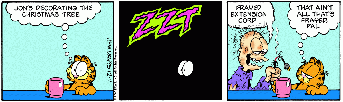 Garfield, December 7, 2000