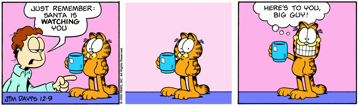 Garfield, December 9, 2000