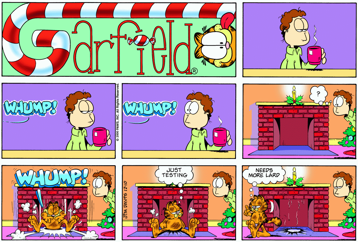 Garfield, December 10, 2000