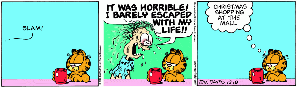 Garfield, December 18, 2000