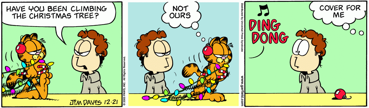 Garfield, December 21, 2000