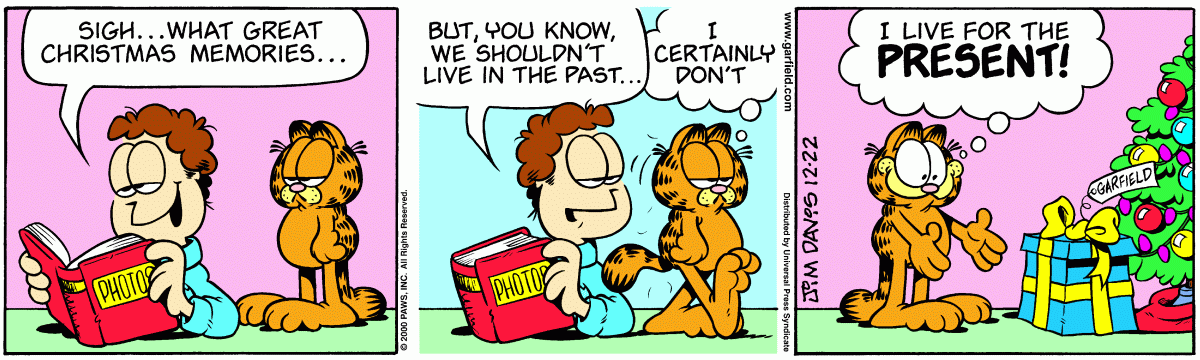 Garfield, December 22, 2000